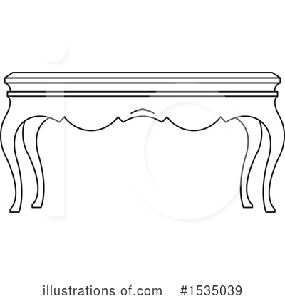 Table Clipart #1535039 by Lal Perera