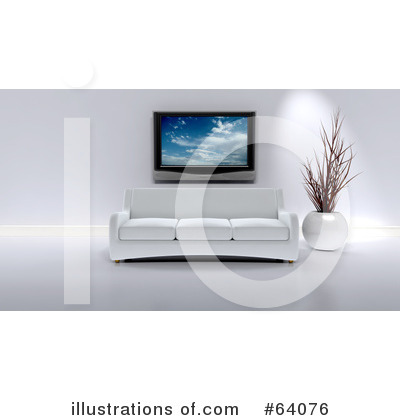 Royalty-Free (RF) Furniture Clipart Illustration by KJ Pargeter - Stock Sample #64076