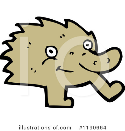 Royalty-Free (RF) Furry Creature Clipart Illustration by lineartestpilot - Stock Sample #1190664