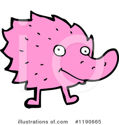 Royalty-Free (RF) Furry Creature Clipart Illustration by lineartestpilot - Stock Sample #1190665