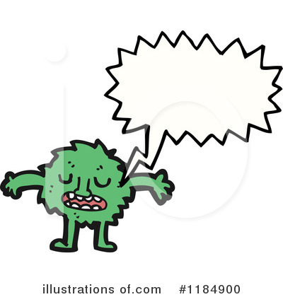 Royalty-Free (RF) Furry Monster Clipart Illustration by lineartestpilot - Stock Sample #1184900