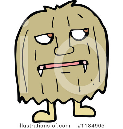 Royalty-Free (RF) Furry Monster Clipart Illustration by lineartestpilot - Stock Sample #1184905