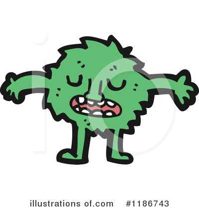 Royalty-Free (RF) Furry Monster Clipart Illustration by lineartestpilot - Stock Sample #1186743
