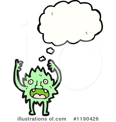 Furry Monster Clipart #1190426 by lineartestpilot