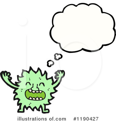 Furry Monster Clipart #1190427 by lineartestpilot