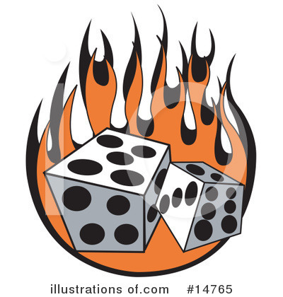 Royalty-Free (RF) Gambling Clipart Illustration by Andy Nortnik - Stock Sample #14765
