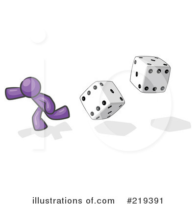 Dice Clipart #219391 by Leo Blanchette