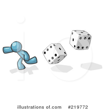 Dice Clipart #219772 by Leo Blanchette
