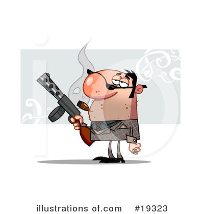 Robber Clipart #19323 by Hit Toon