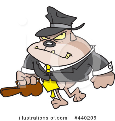 Royalty-Free (RF) Gangster Clipart Illustration by toonaday - Stock Sample #440206