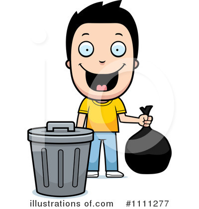 Garbage Can Clipart #1111277 by Cory Thoman