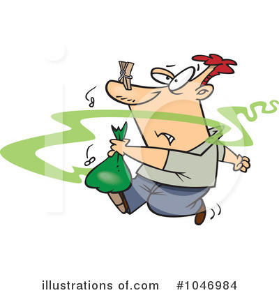 Royalty-Free (RF) Garbage Clipart Illustration by toonaday - Stock Sample #1046984