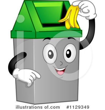 Trash Can Clipart #1129349 by BNP Design Studio