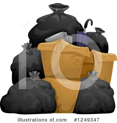 Royalty-Free (RF) Garbage Clipart Illustration by BNP Design Studio - Stock Sample #1249347