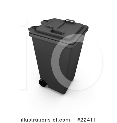Garbage Can Clipart #22411 by KJ Pargeter