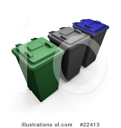 Royalty-Free (RF) Garbage Clipart Illustration by KJ Pargeter - Stock Sample #22413