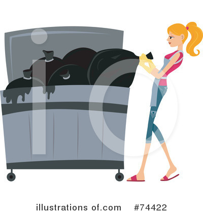 Royalty-Free (RF) Garbage Clipart Illustration by BNP Design Studio - Stock Sample #74422