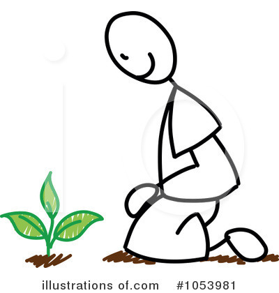 Royalty-Free (RF) Garden Clipart Illustration by Frog974 - Stock Sample #1053981