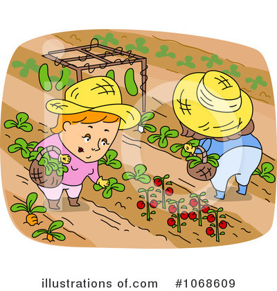Royalty-Free (RF) Garden Clipart Illustration by BNP Design Studio - Stock Sample #1068609