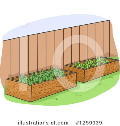 Royalty-Free (RF) Garden Clipart Illustration by BNP Design Studio - Stock Sample #1259939