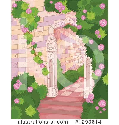 Royalty-Free (RF) Garden Clipart Illustration by Pushkin - Stock Sample #1293814