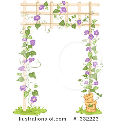 Royalty-Free (RF) Garden Clipart Illustration by BNP Design Studio - Stock Sample #1332223