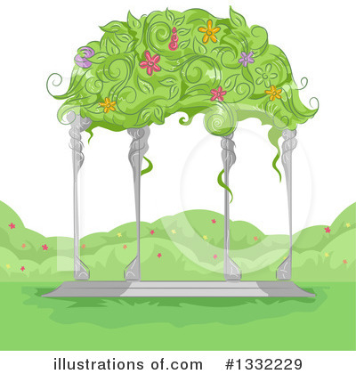 Royalty-Free (RF) Garden Clipart Illustration by BNP Design Studio - Stock Sample #1332229