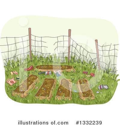 Royalty-Free (RF) Garden Clipart Illustration by BNP Design Studio - Stock Sample #1332239