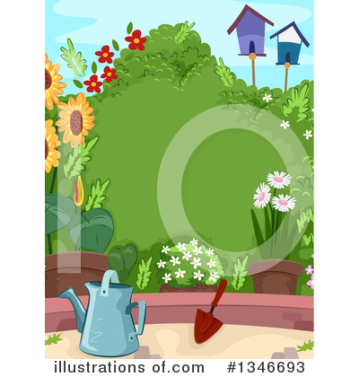 Royalty-Free (RF) Garden Clipart Illustration by BNP Design Studio - Stock Sample #1346693