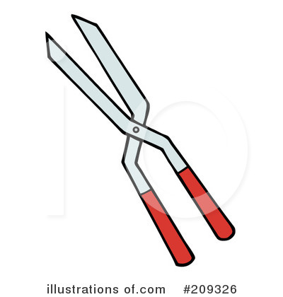 Royalty-Free (RF) Garden Tool Clipart Illustration by Hit Toon - Stock Sample #209326