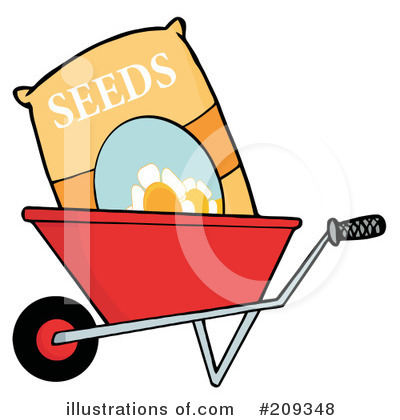 Royalty-Free (RF) Garden Tool Clipart Illustration by Hit Toon - Stock Sample #209348