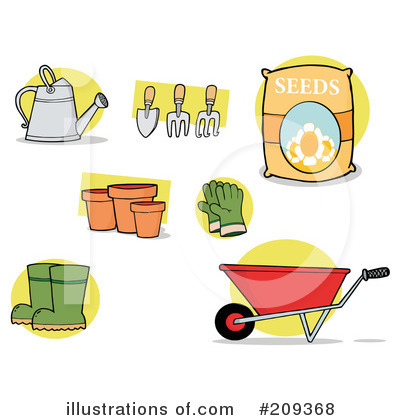 Plant Pot Clipart #209368 by Hit Toon