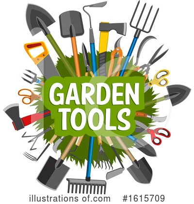 Royalty-Free (RF) Garden Tools Clipart Illustration by Vector Tradition SM - Stock Sample #1615709
