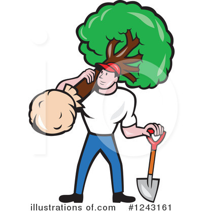 Arborist Clipart #1243161 by patrimonio