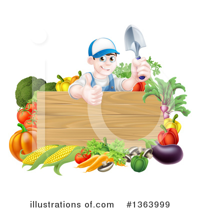 Vegetables Clipart #1363999 by AtStockIllustration