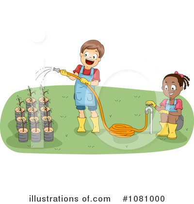 Royalty-Free (RF) Gardening Clipart Illustration by BNP Design Studio - Stock Sample #1081000