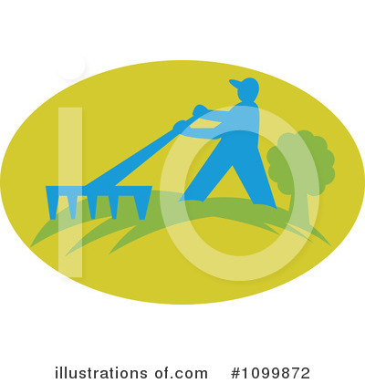 Royalty-Free (RF) Gardening Clipart Illustration by patrimonio - Stock Sample #1099872