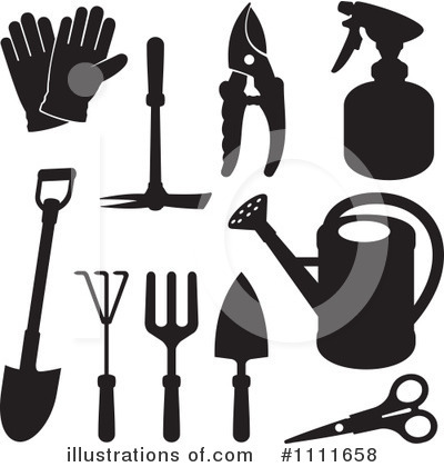 Royalty-Free (RF) Gardening Clipart Illustration by Any Vector - Stock Sample #1111658