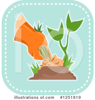Royalty-Free (RF) Gardening Clipart Illustration by BNP Design Studio - Stock Sample #1251619