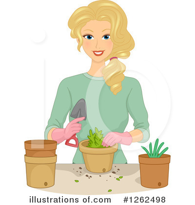 Royalty-Free (RF) Gardening Clipart Illustration by BNP Design Studio - Stock Sample #1262498