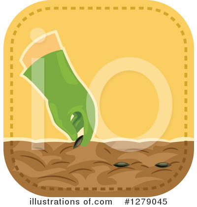 Royalty-Free (RF) Gardening Clipart Illustration by BNP Design Studio - Stock Sample #1279045