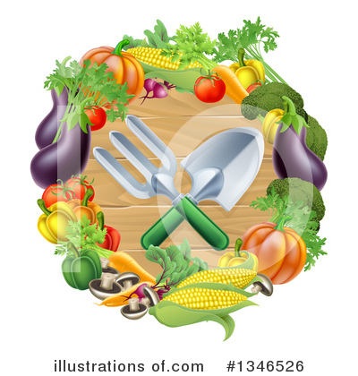 Eggplant Clipart #1346526 by AtStockIllustration