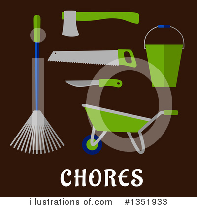 Garden Tools Clipart #1351933 by Vector Tradition SM