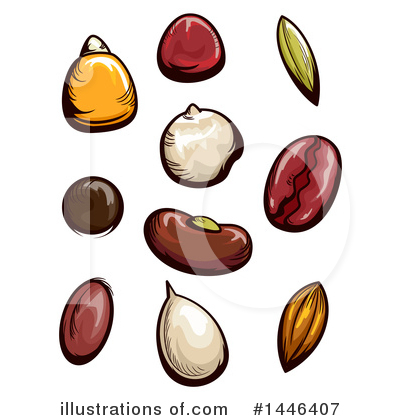 Seeds Clipart #1446407 by BNP Design Studio