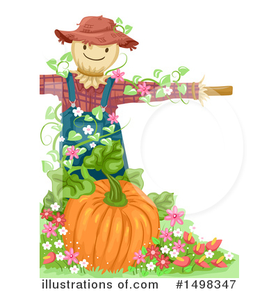 Scarecrow Clipart #1498347 by BNP Design Studio