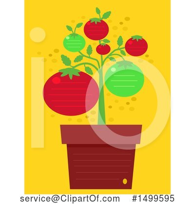 Potted Plant Clipart #1499595 by BNP Design Studio