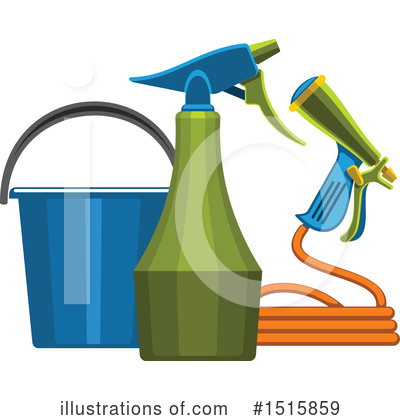 Spray Bottle Clipart #1515859 by Vector Tradition SM