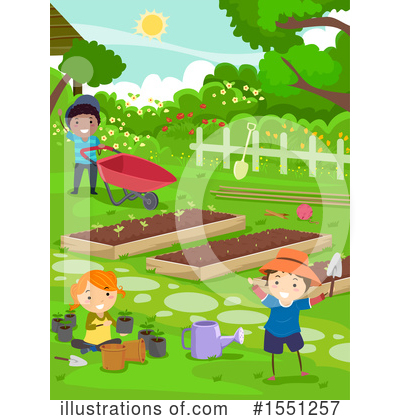 Royalty-Free (RF) Gardening Clipart Illustration by BNP Design Studio - Stock Sample #1551257