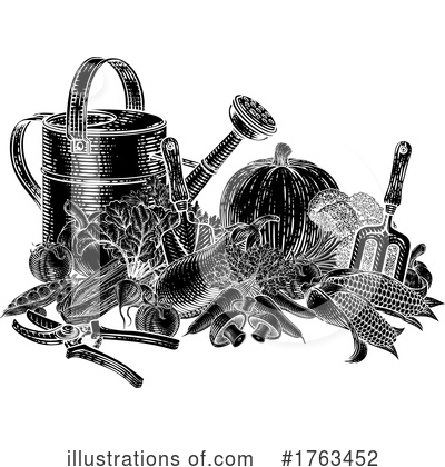 Royalty-Free (RF) Gardening Clipart Illustration by AtStockIllustration - Stock Sample #1763452