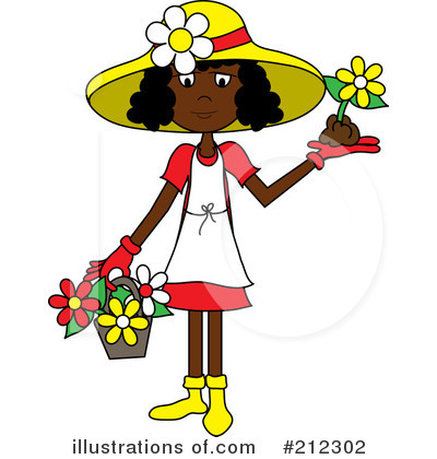 Royalty-Free (RF) Gardening Clipart Illustration by Pams Clipart - Stock Sample #212302
